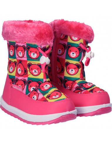 Cizme roz, din fas, pentru fetite