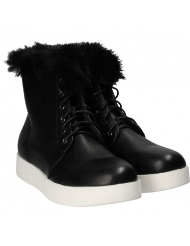 Ghete fashion, cu talpa alba