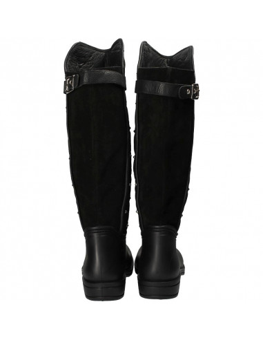 Cizme glamour, PVC și piele intoarsa