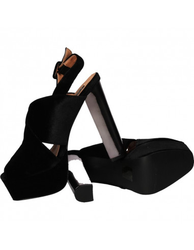 Sandale fashion de dama, cu toc si platforma
