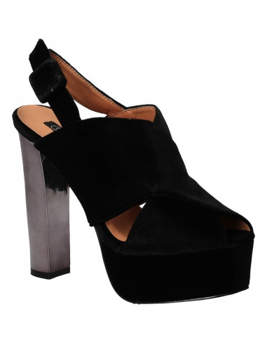 Sandale fashion de dama, cu toc si platforma