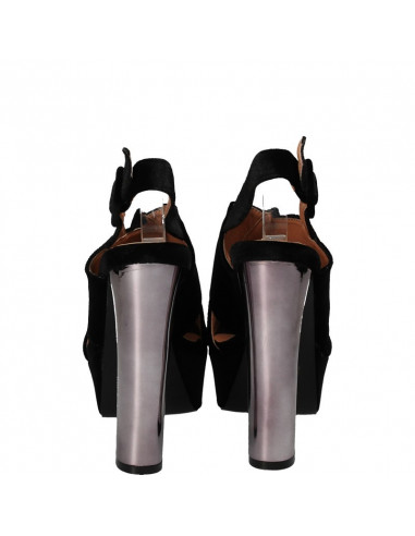 Sandale fashion de dama, cu toc si platforma
