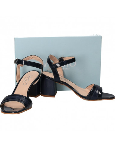 Sandale elegante, cu toc robust