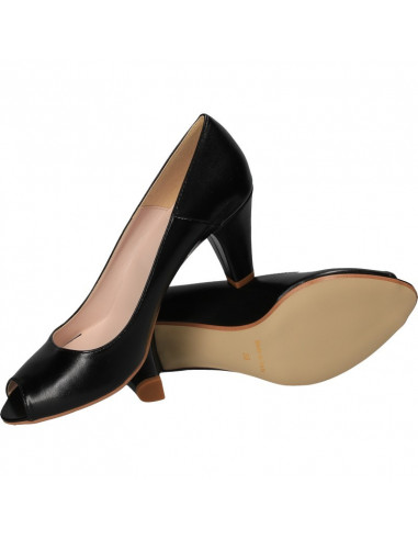 Pantofi de vara, eleganti, decupati in fata