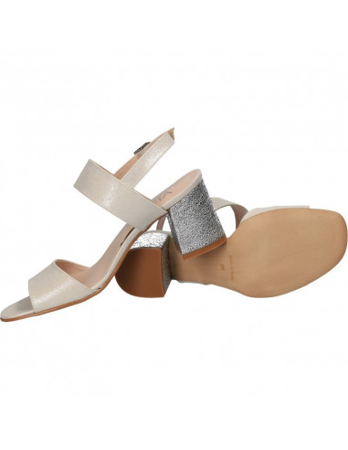 Sandale glamour, trendy, cu toc mediu