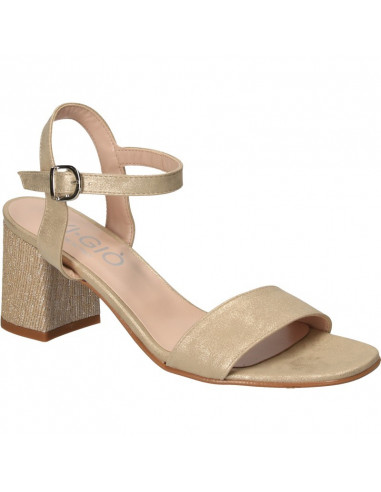 Sandale glamour, cu toc mediu