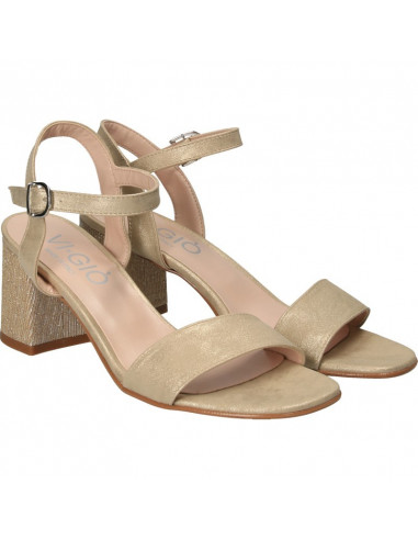 Sandale glamour, cu toc mediu