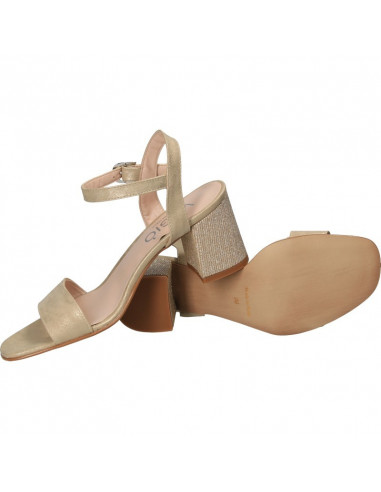 Sandale glamour, cu toc mediu