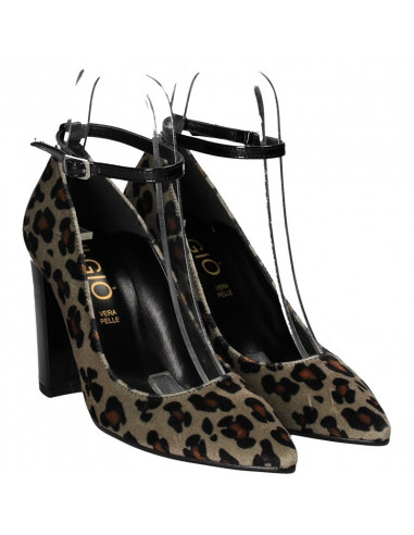 Pantofi fashion, de dama, imprimeu pantera