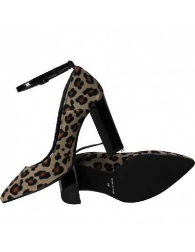 Pantofi fashion, de dama, imprimeu pantera