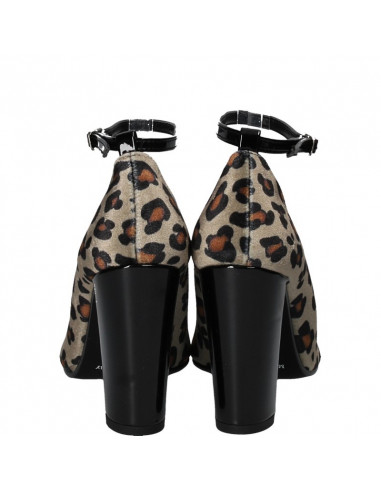 Pantofi fashion, de dama, imprimeu pantera