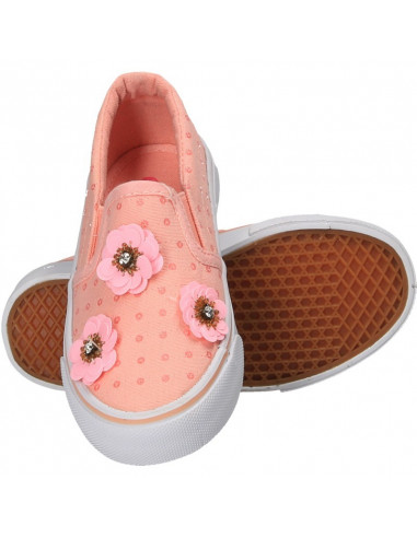 Espadrile moderne, cu flori, pentru fete