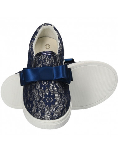 Espadrile moderne, din dantela, pentru fete