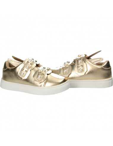 Sneakers aurii, cu urechiuse, pentru fetite