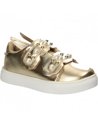 Sneakers aurii, cu urechiuse, pentru fetite