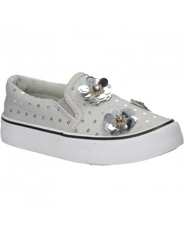 Espadrile cu flori glamour, pentru fete