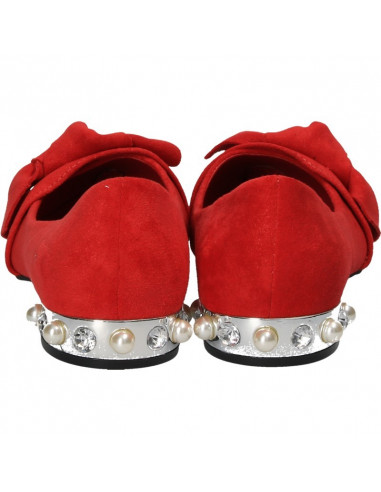 Pantofi trendy, cu perle, pentru femei