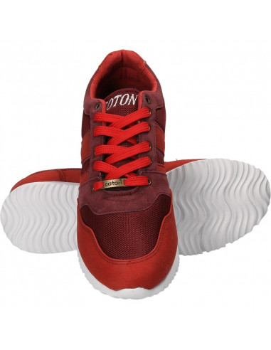 Pantofi barbatesti, clasici, sport, rosu inchis