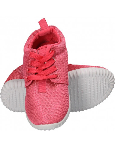 Pantofi din material textil roz, pentru fete