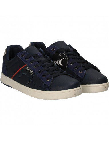 Sneakers barbatesti, bleu, in stil urban