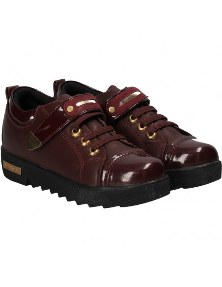 Pantofi moderni, bordo, pentru fete