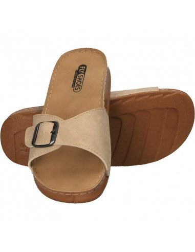 Saboti dama bej marca Fly Shoes