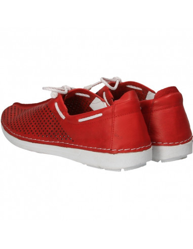 Pantofi rosii, piele naturala, pentru femei