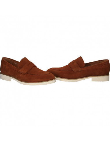 Pantofi barbatesti, fara siret, piele intoarsa