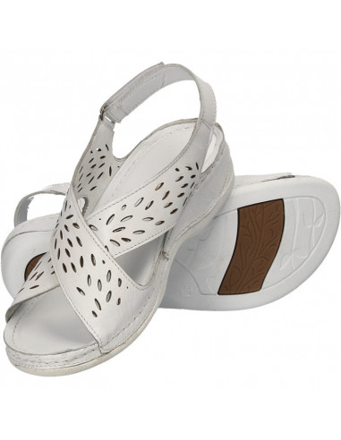 Sandale casual, din piele, pentru femei