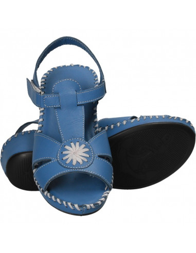 Sandale clasice, piele naturala, cusute manual