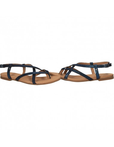 Sandale glamour, flip flops, piele naturala