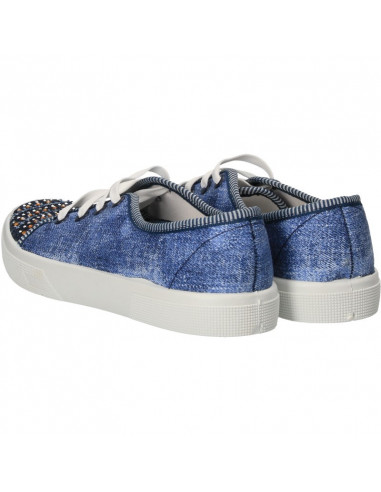 Tenisi glamour, imprimeu jeans, pentru femei