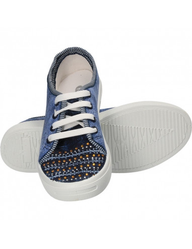 Tenisi glamour, imprimeu jeans