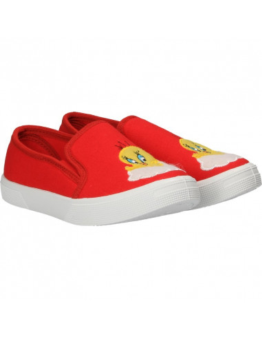 Espadrile copii, rosii, imprimeu modern