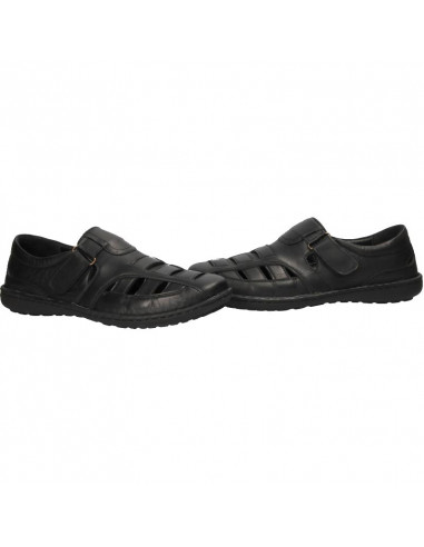 Pantofi tip sanda, din piele, pentru barbati
