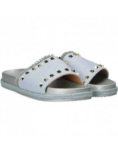 Papuci fashion, femei, cu tinte piramidale