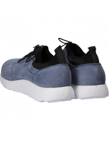 Sneakers barbatesti din piele si material