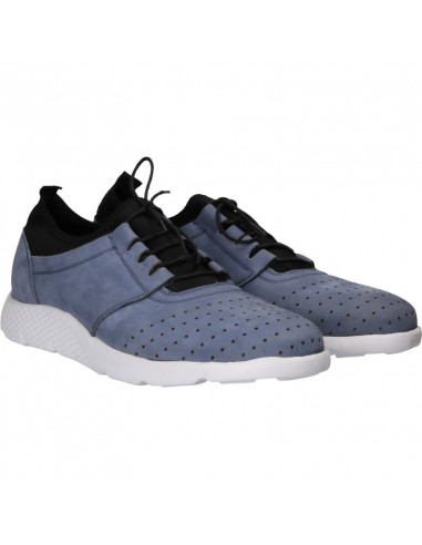Sneakers barbatesti din piele si material