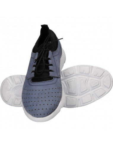 Sneakers barbatesti din piele si material