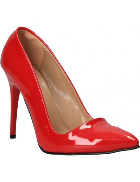 Pantofi de gala, rosii, stiletto