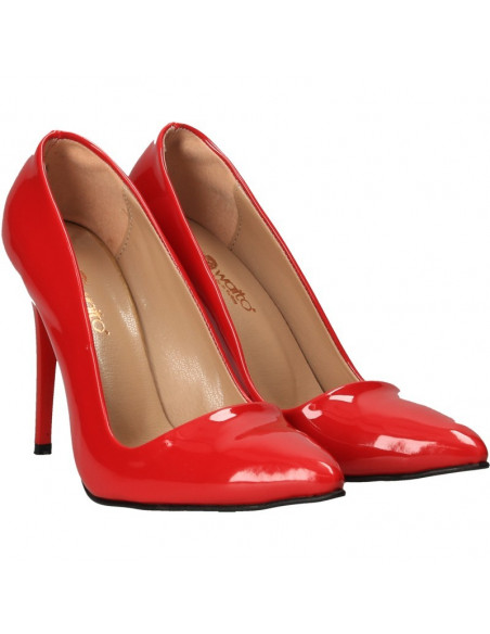 Pantofi de gala, rosii, stiletto