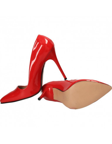 Pantofi de gala, rosii, stiletto