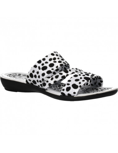 Papuci dama moderni, imprimeu "dalmatian"