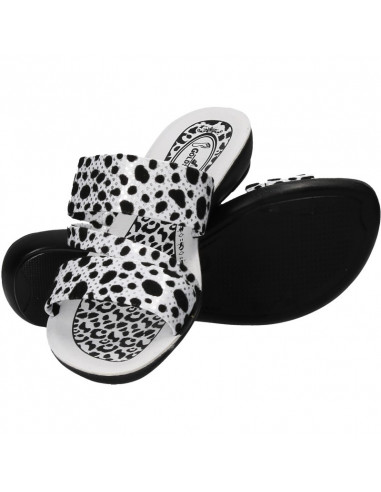 Papuci dama moderni, imprimeu "dalmatian"