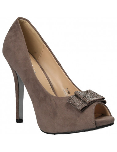 Pantofi eleganti, de vara, cu toc inalt