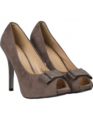 Pantofi eleganti, de vara, cu toc inalt