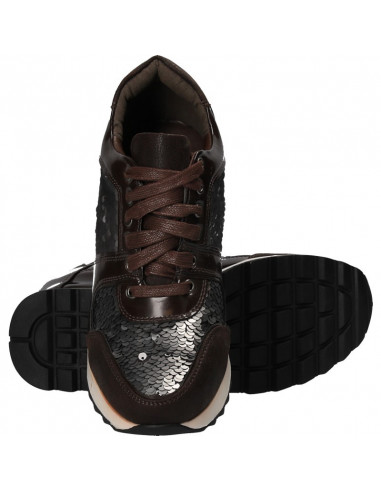 Pantofi fashion, de dama, cu paiete
