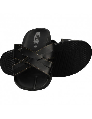 Papuci barbatesti, moderni, culoarea neagra