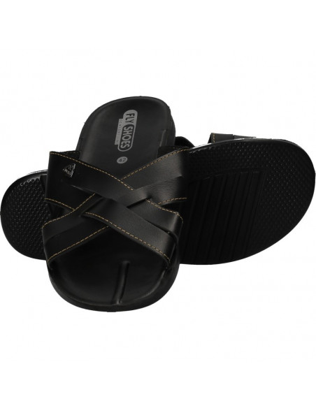 Papuci barbatesti, moderni, culoarea neagra
