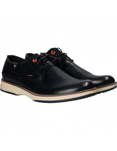 Pantofi barbatesti, smart casual, bleumarin